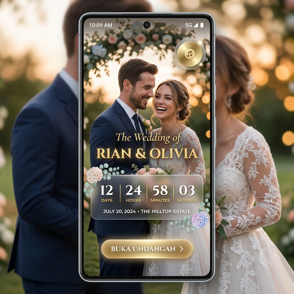 Mockup Undangan Digital Premium